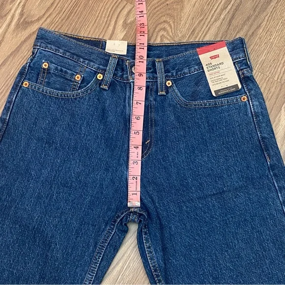 Levis 405 Standard Shorts Mens Size 29 Denim Cotton 10” Inseam - Picture 11 of 16